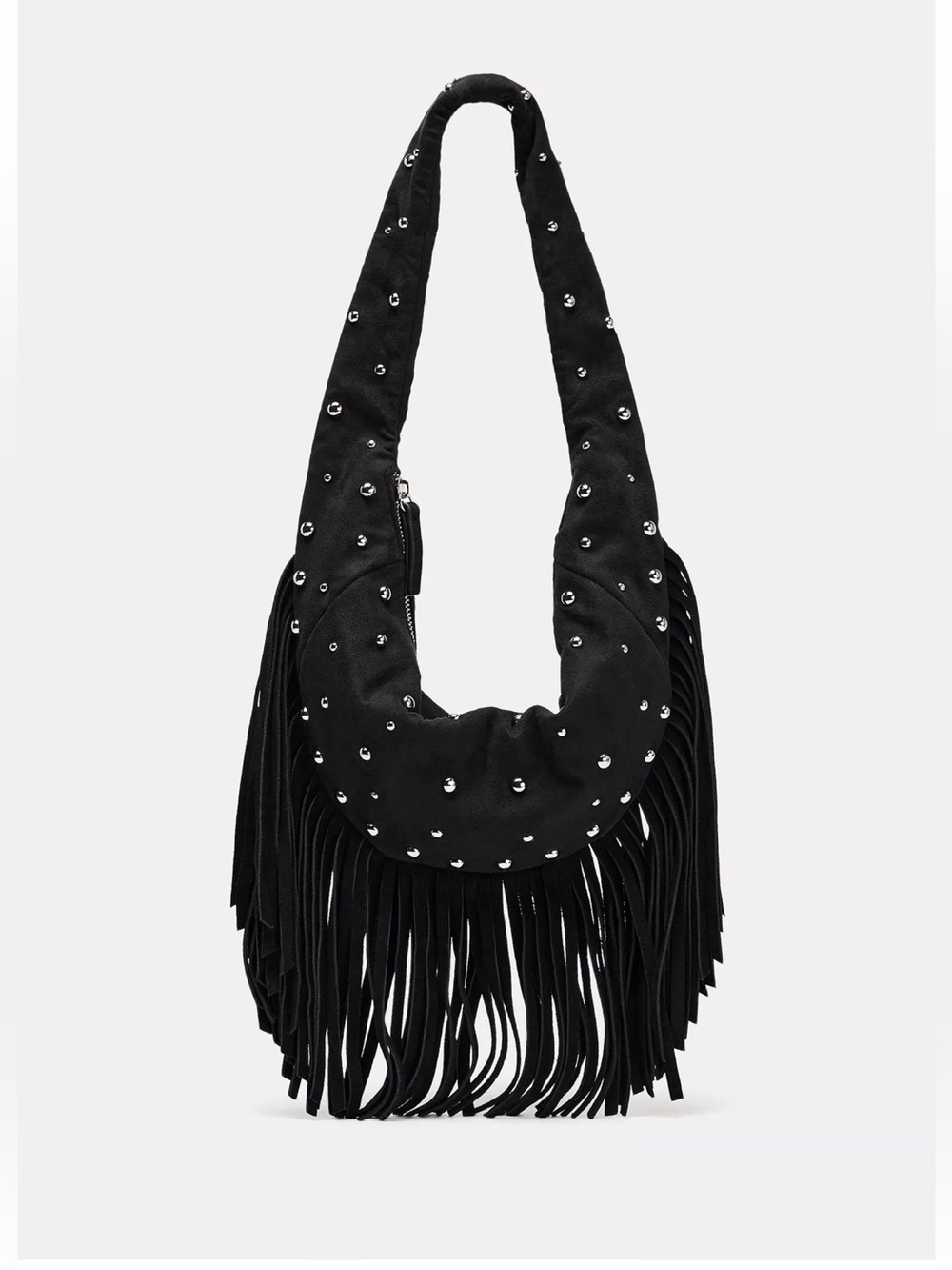 Zara Fringe Studded Bag